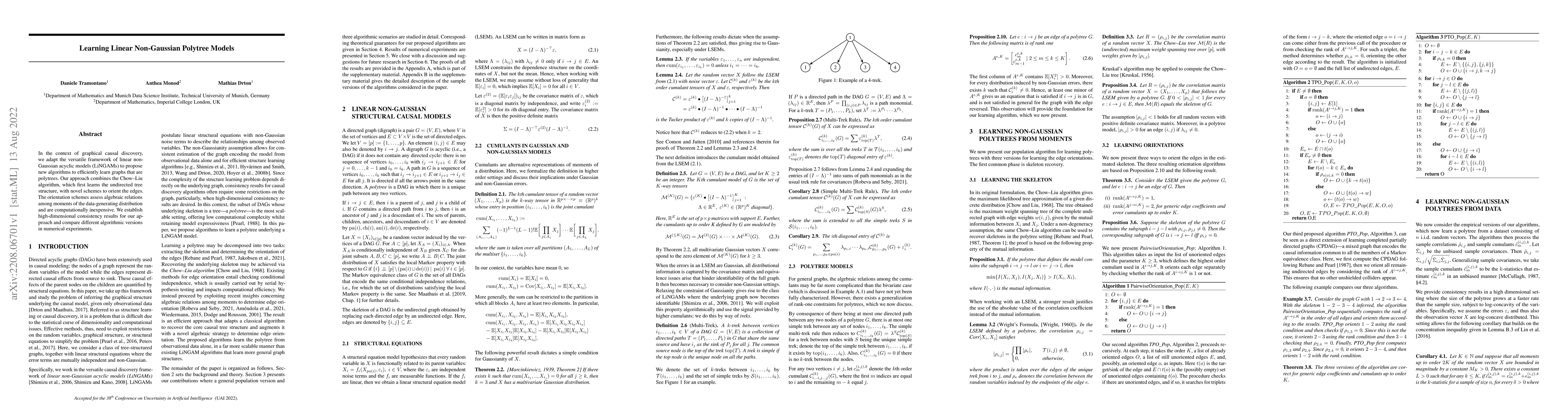 Thumbnail for Learning Linear Non-Gaussian Polytree Models