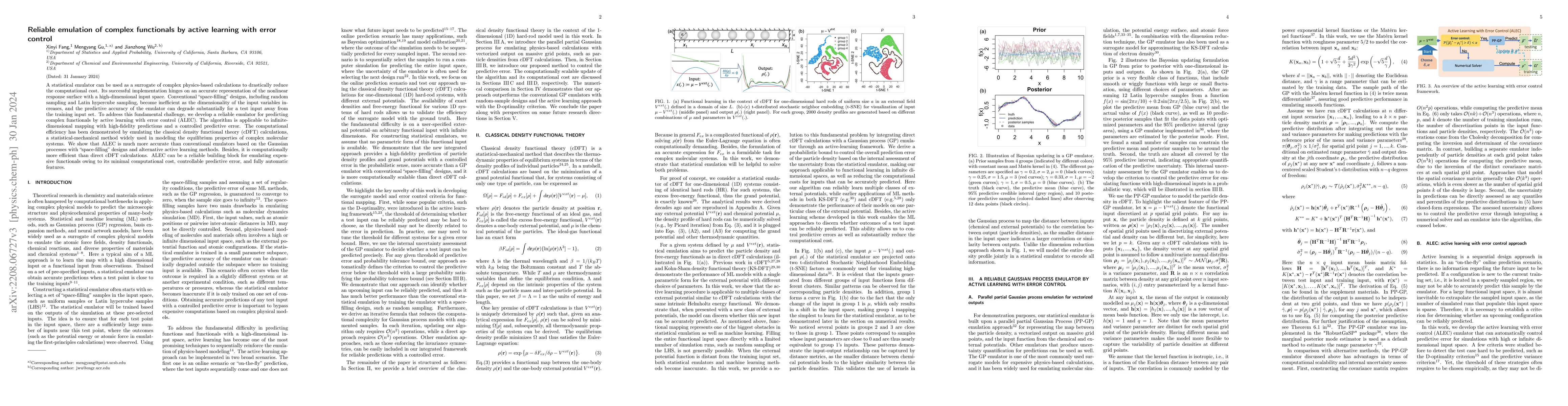 Thumbnail for Reliable emulation of complex functionals by active learning with error
  control
