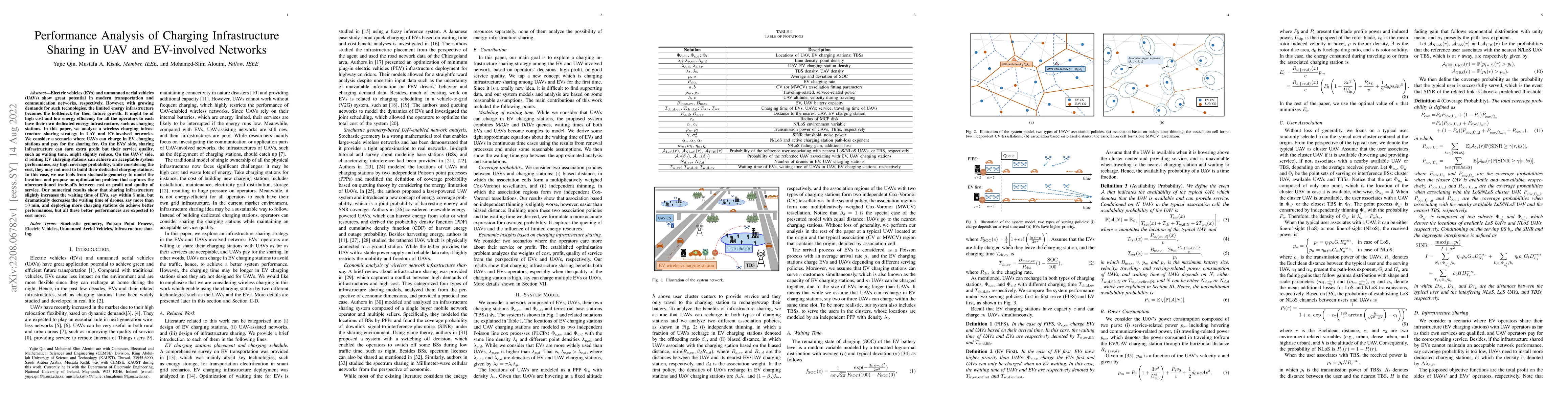 Thumbnail for Performance Analysis of Charging Infrastructure Sharing in UAV and
  EV-involved Networks