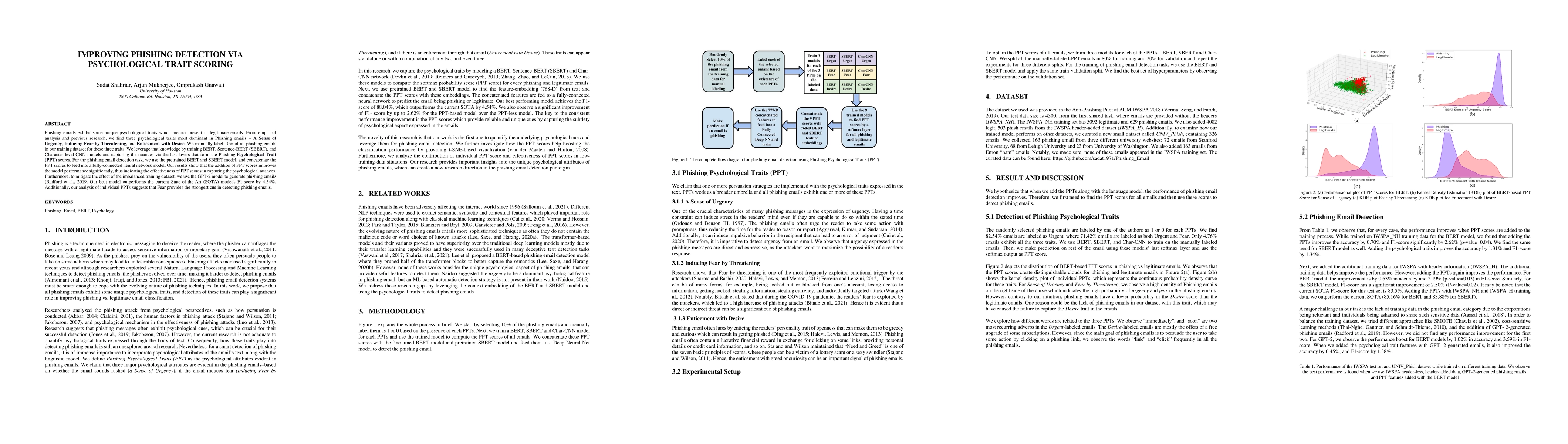 Thumbnail for Improving Phishing Detection Via Psychological Trait Scoring