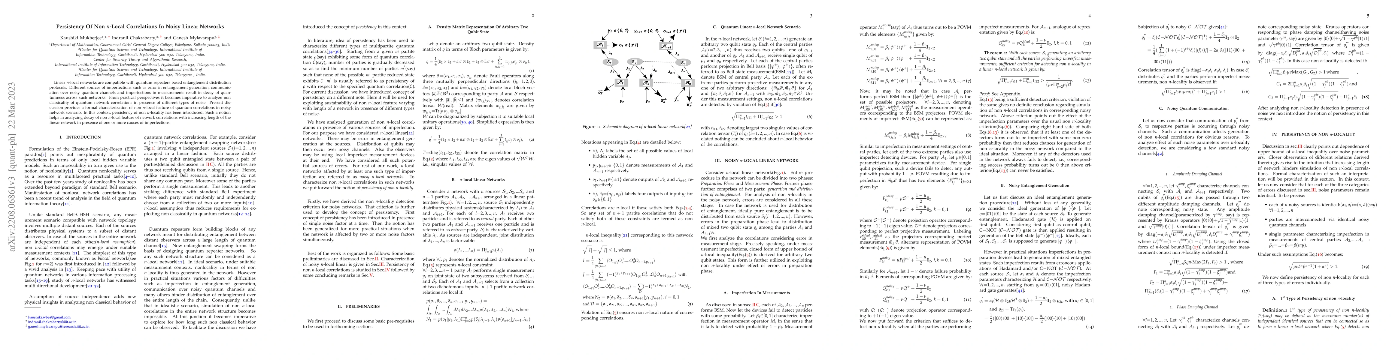 Thumbnail for Persistency of non-n-local correlations in noisy linear networks