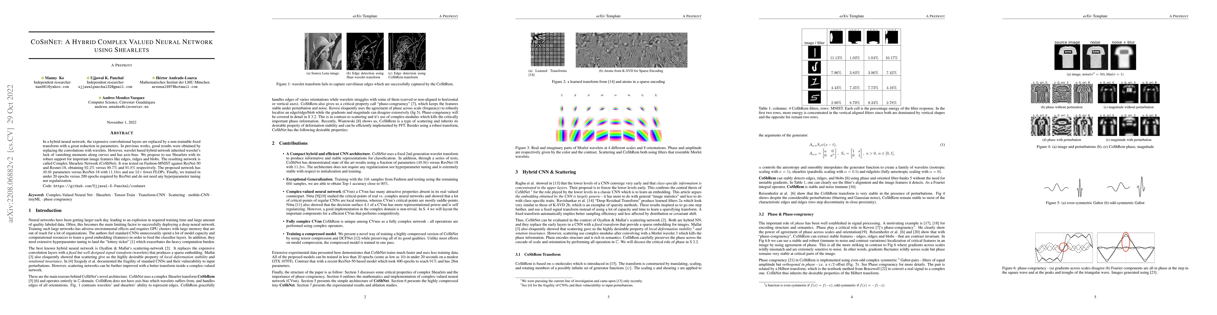 Thumbnail for CoShNet: A Hybrid Complex Valued Neural Network using Shearlets