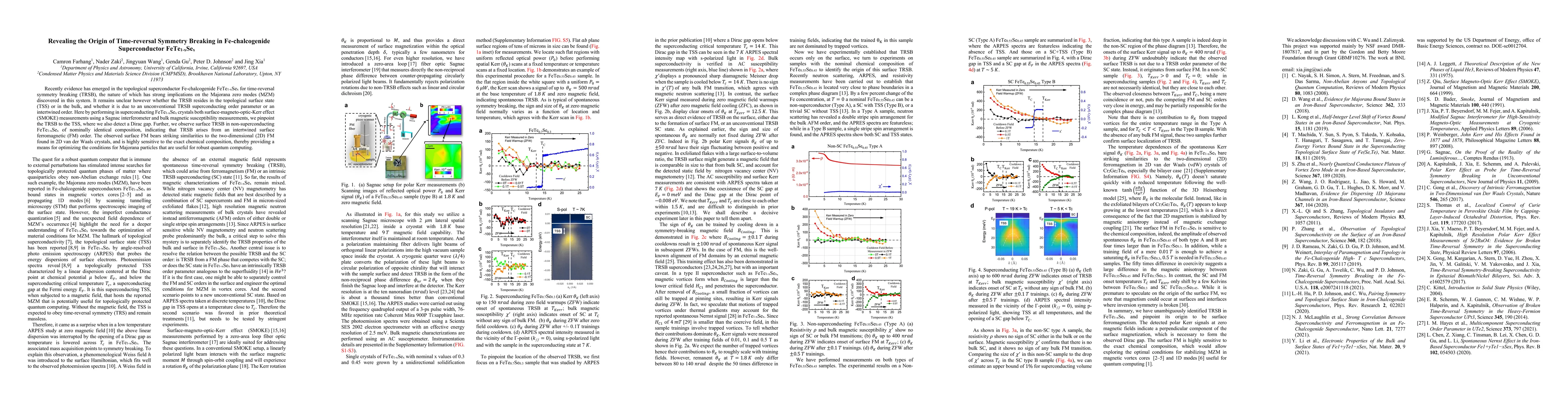 Thumbnail for Revealing the Origin of Time-reversal Symmetry Breaking in
  Fe-chalcogenide Superconductor FeTe1-xSex