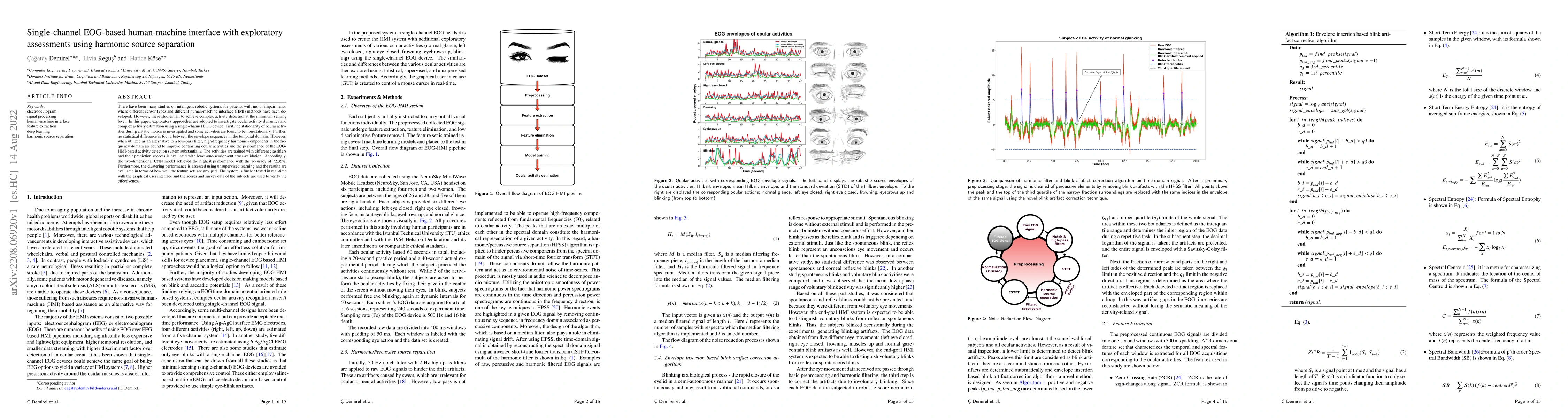 Thumbnail for Single-channel EOG-based human-machine interface with exploratory
  assessments using harmonic source separation