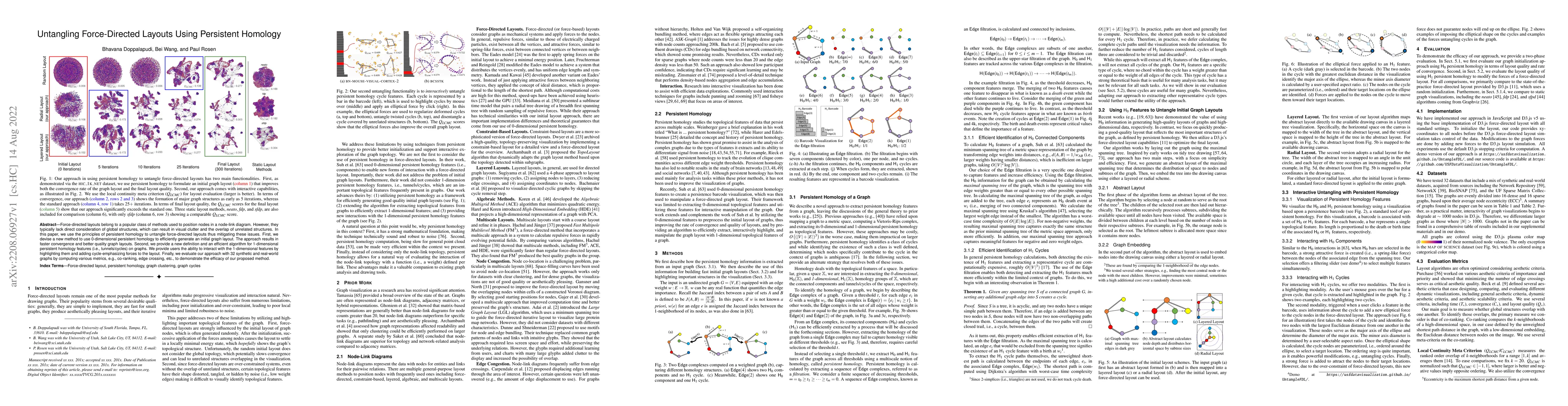 Thumbnail for Untangling Force-Directed Layouts Using Persistent Homology
