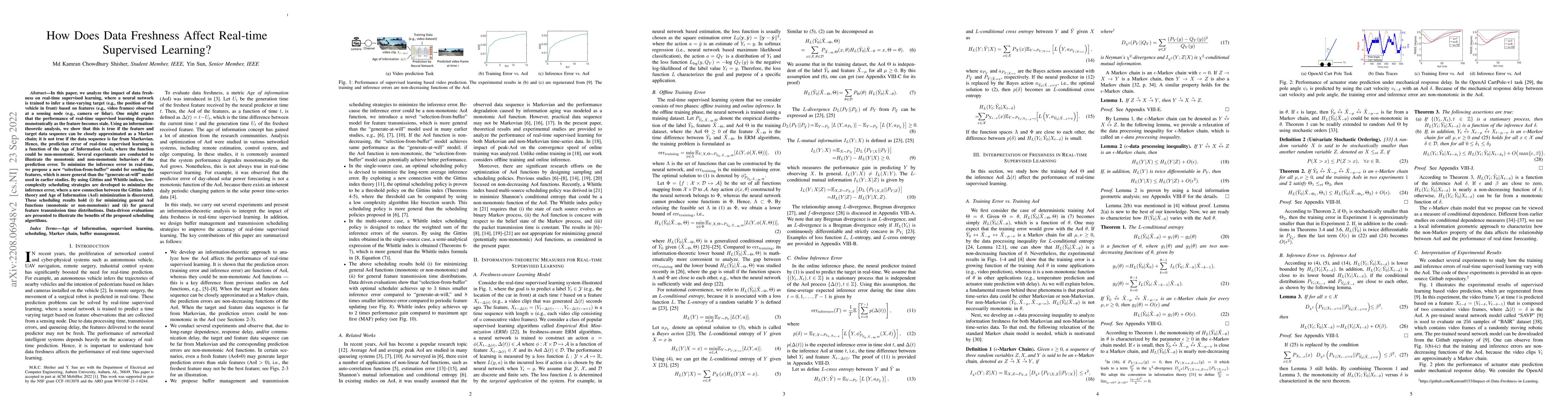Thumbnail for How Does Data Freshness Affect Real-time Supervised Learning?