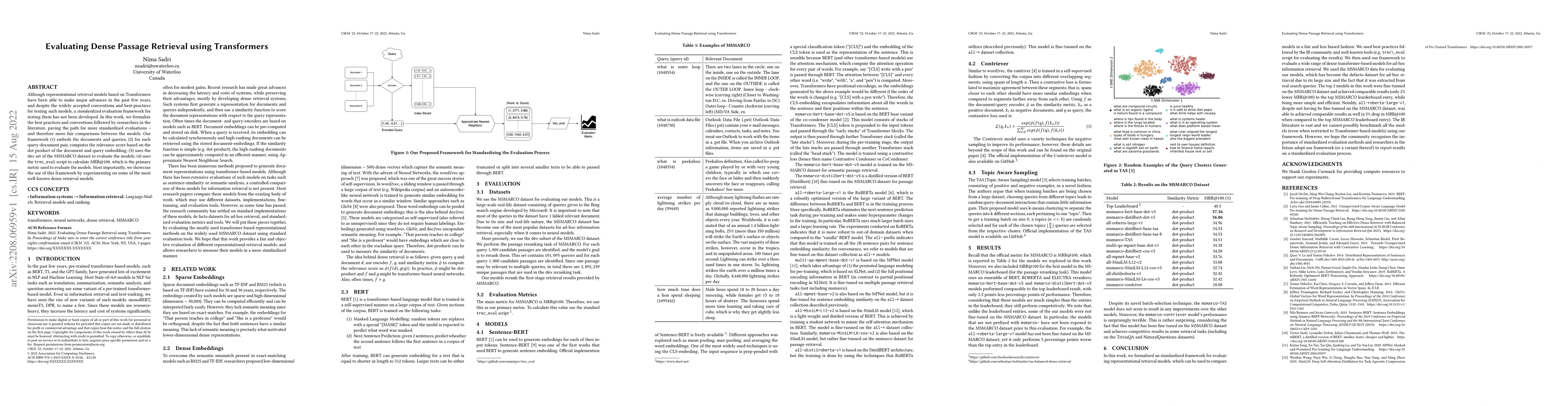 Thumbnail for Evaluating Dense Passage Retrieval using Transformers