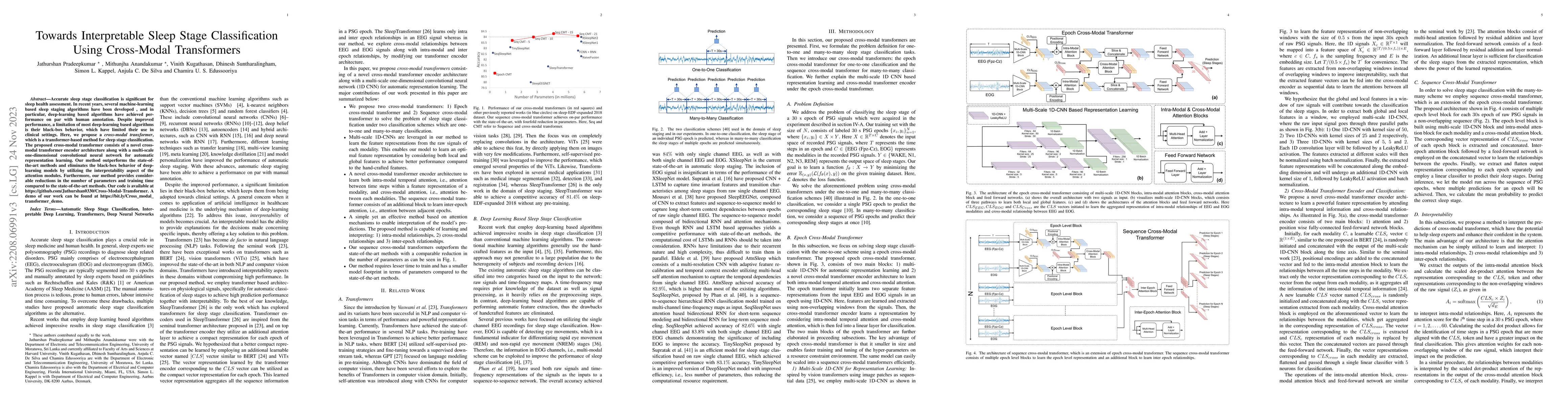 Thumbnail for Towards Interpretable Sleep Stage Classification Using Cross-Modal
  Transformers