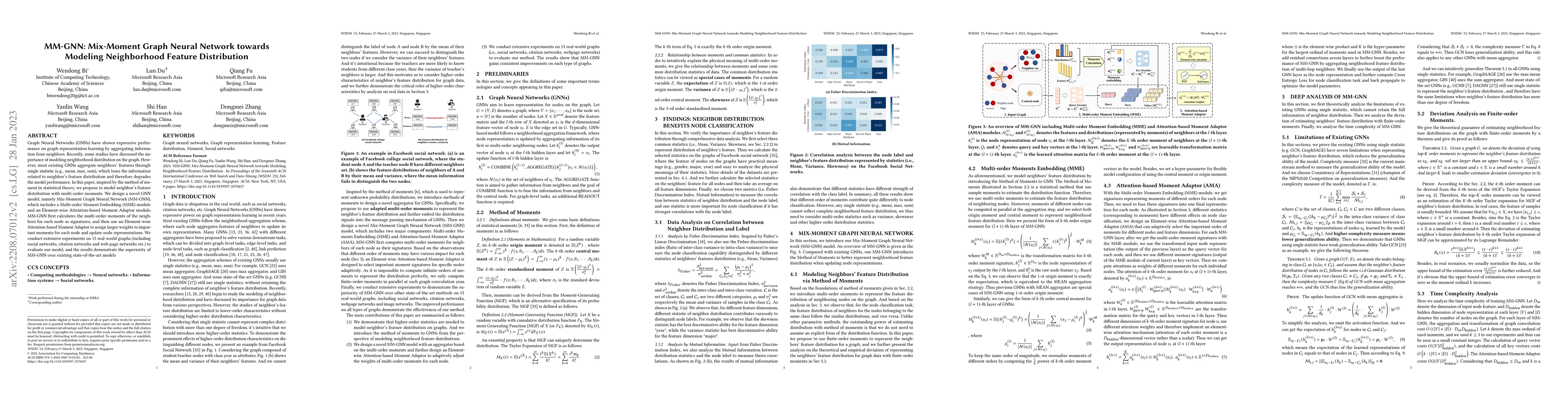 Thumbnail for MM-GNN: Mix-Moment Graph Neural Network towards Modeling Neighborhood
  Feature Distribution