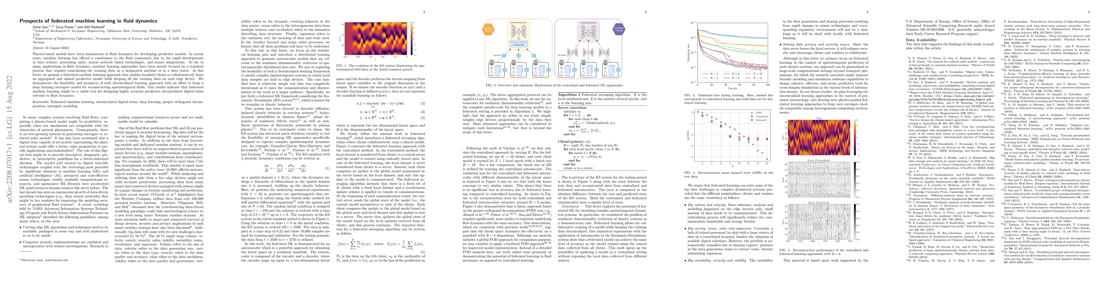 Thumbnail for Prospects of federated machine learning in fluid dynamics
