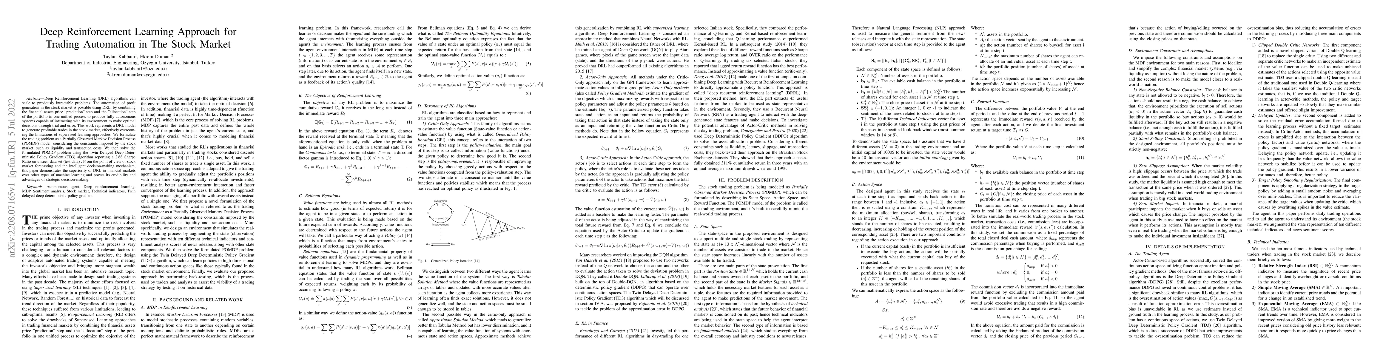 Thumbnail for Deep Reinforcement Learning Approach for Trading Automation in The Stock
  Market