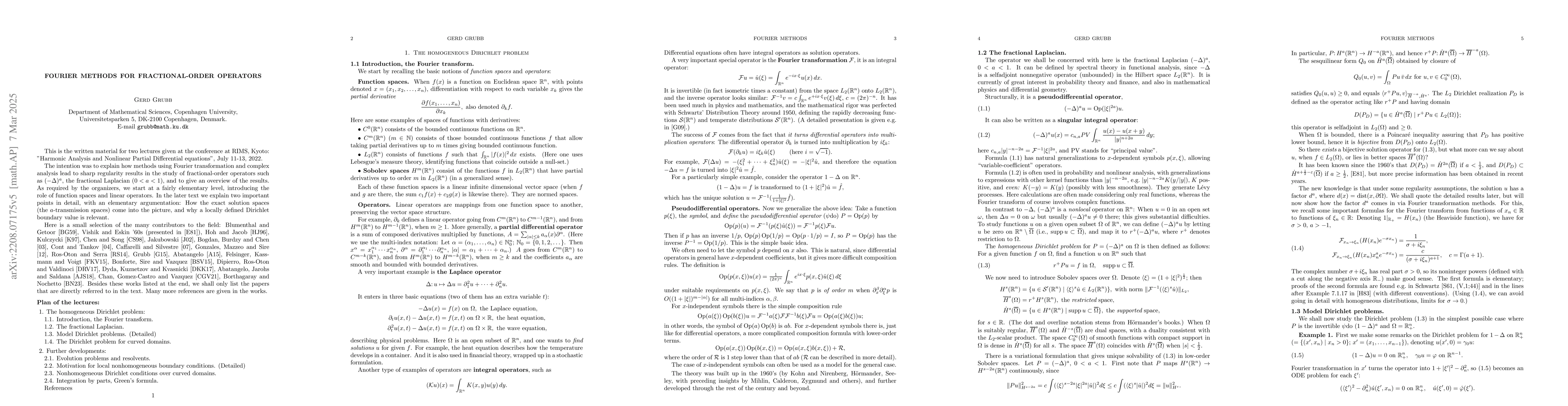 Thumbnail for Fourier methods for fractional-order operators