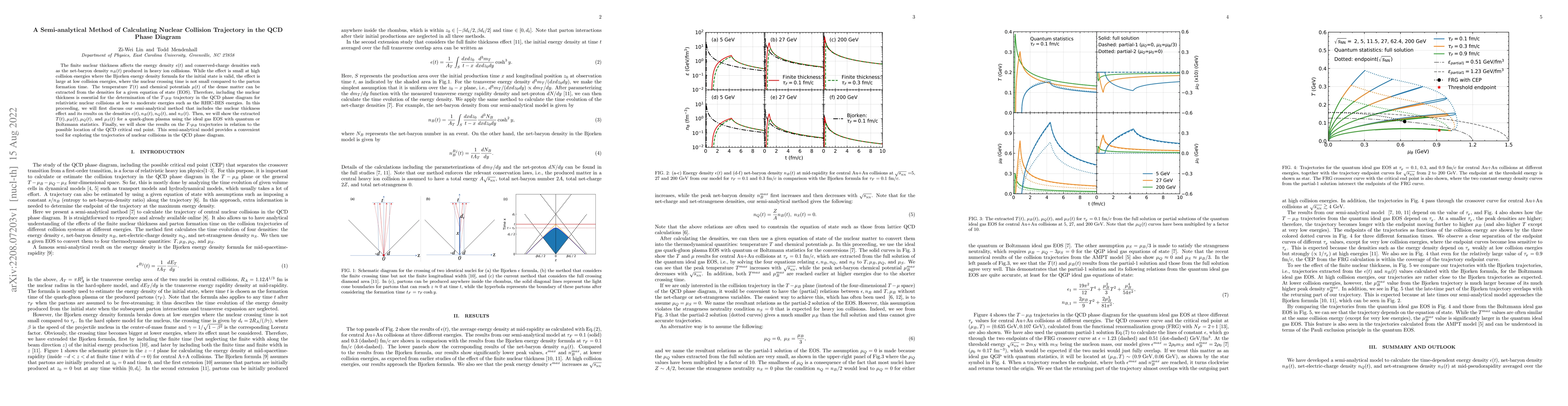 Thumbnail for A Semi-analytical Method of Calculating Nuclear Collision Trajectory in
  the QCD Phase Diagram