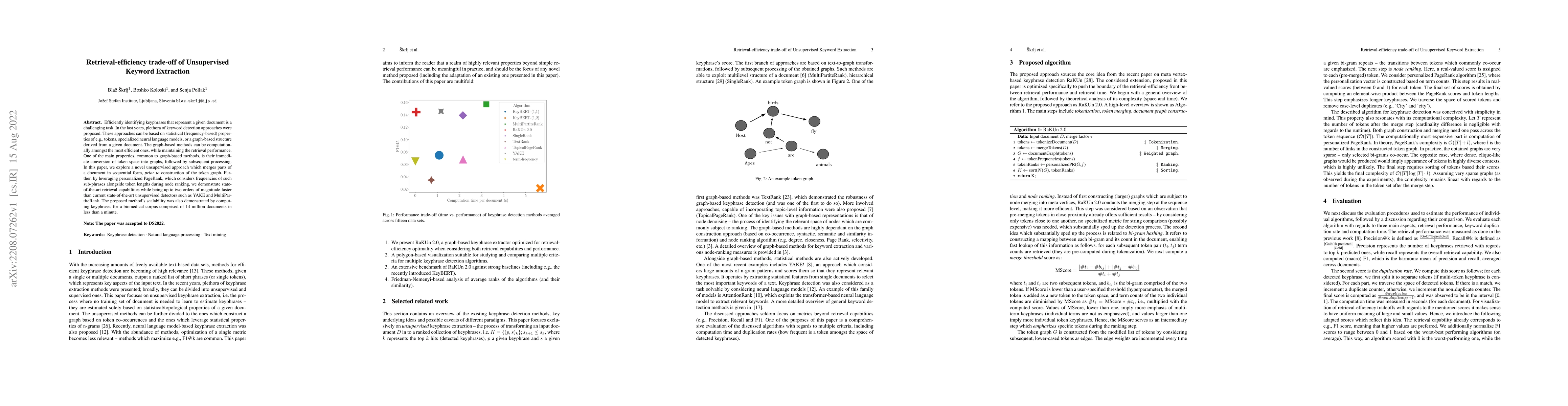 Thumbnail for Retrieval-efficiency trade-off of Unsupervised Keyword Extraction