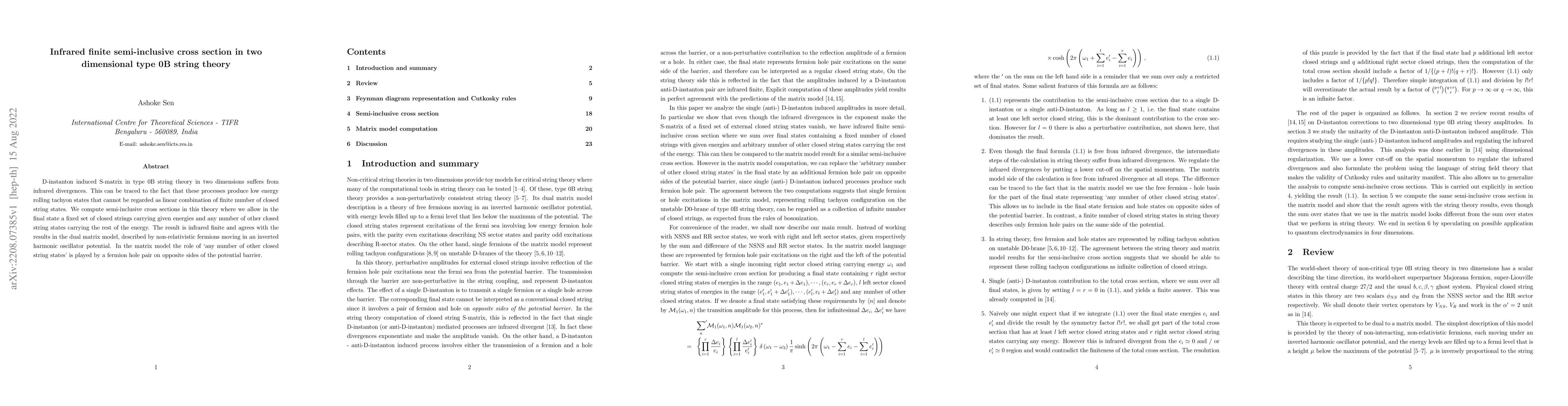 Thumbnail for Infrared finite semi-inclusive cross section in two dimensional type 0B
  string theory