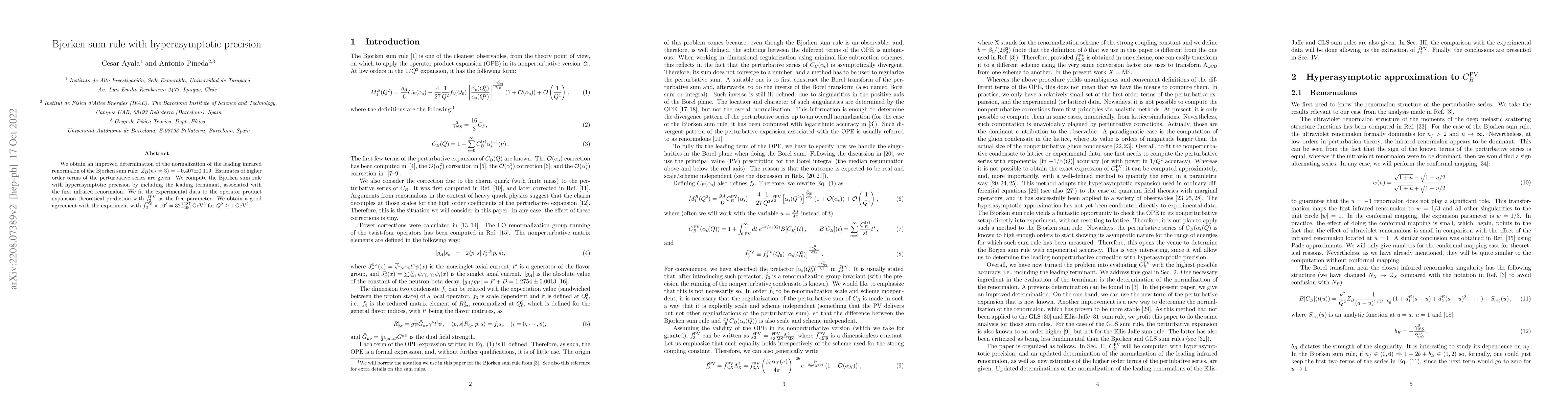 Thumbnail for Bjorken sum rule with hyperasymptotic precision