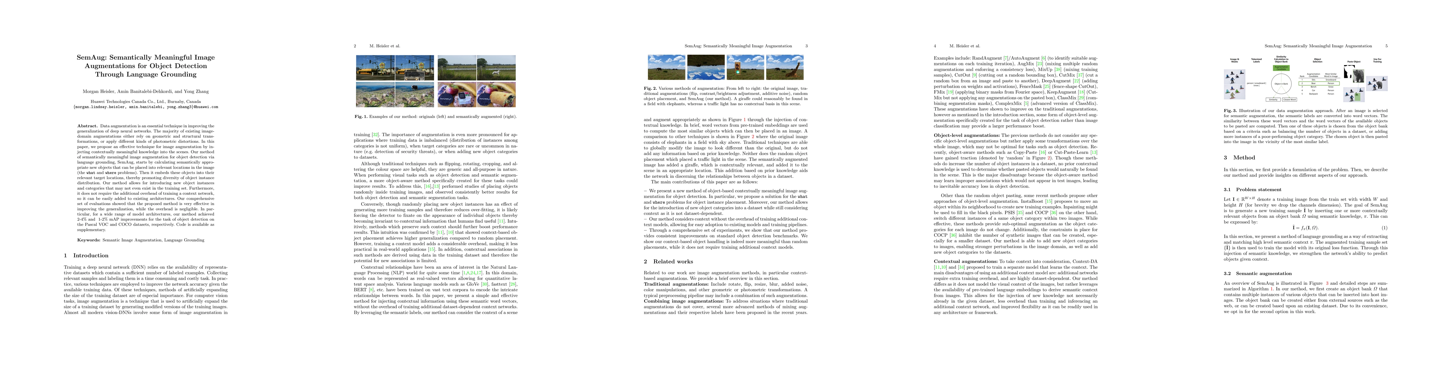 Thumbnail for SemAug: Semantically Meaningful Image Augmentations for Object Detection
  Through Language Grounding