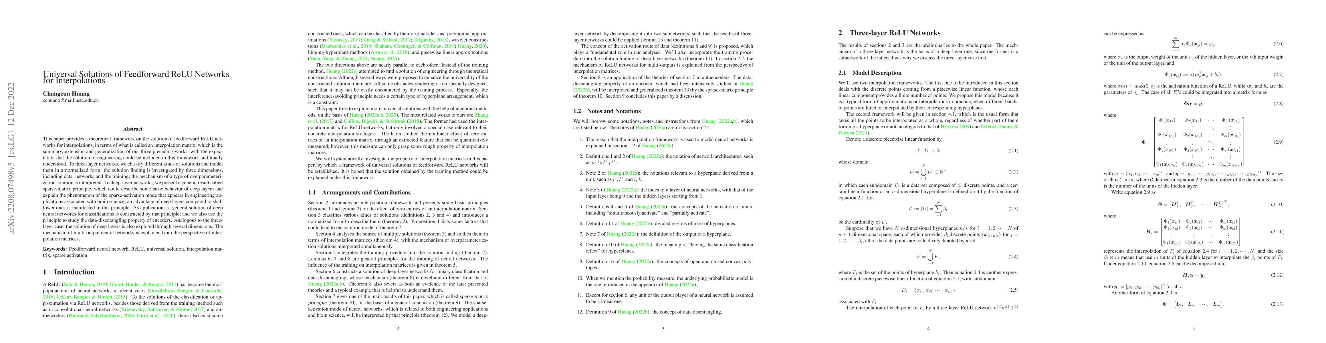 Thumbnail for Universal Solutions of Feedforward ReLU Networks for Interpolations
