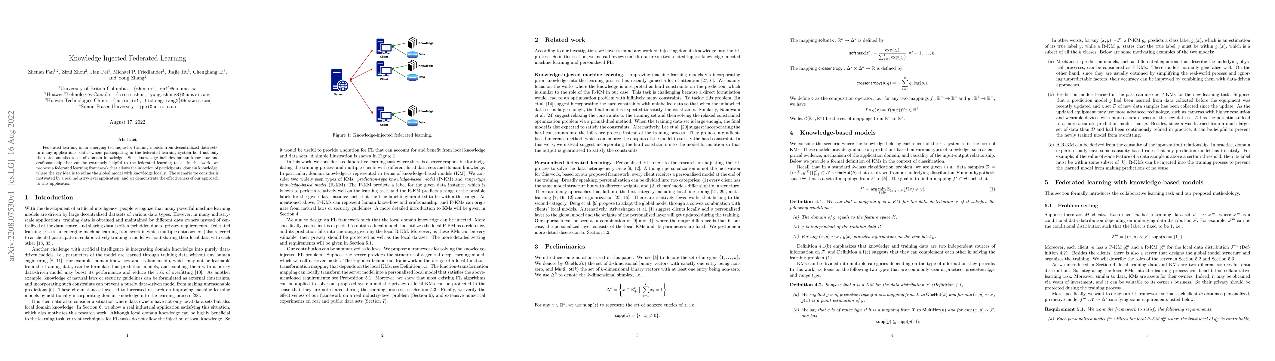 Thumbnail for Knowledge-Injected Federated Learning