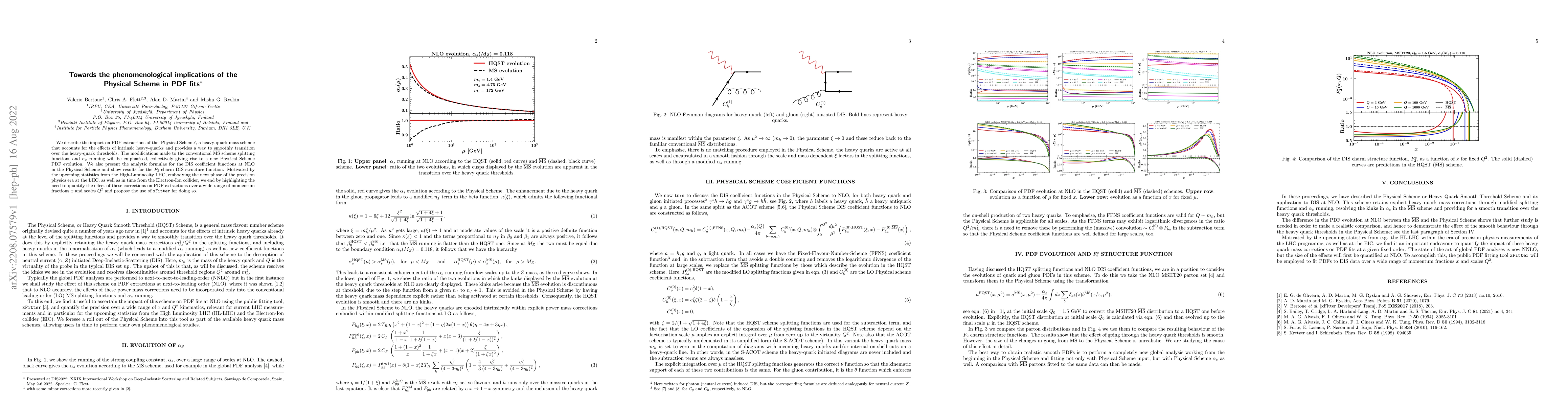Thumbnail for Towards the phenomenological implications of the Physical Scheme in PDF
  fits