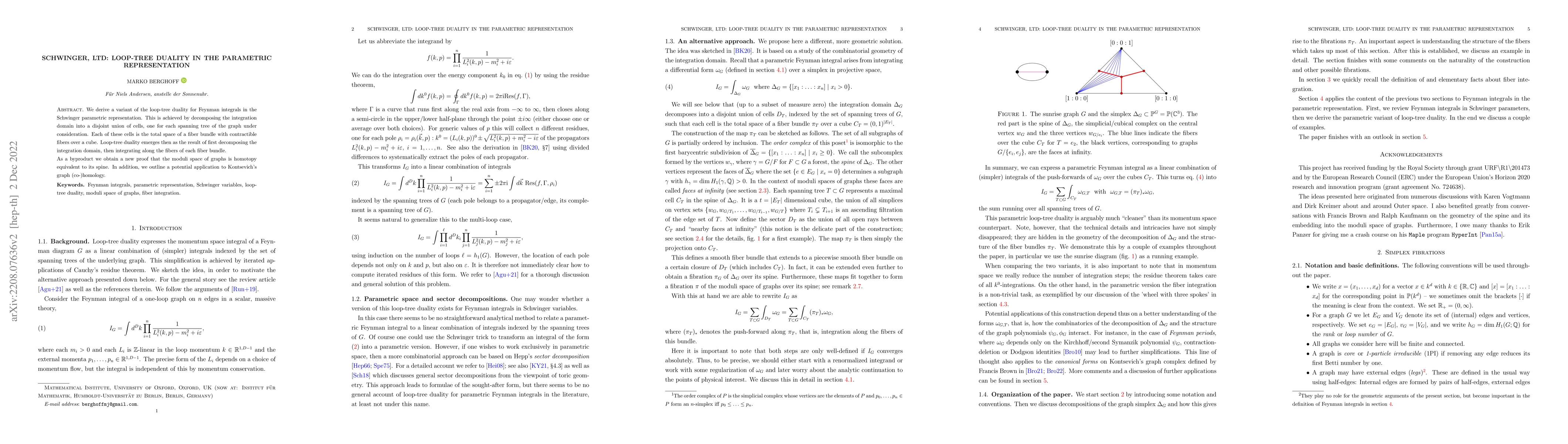 Thumbnail for Schwinger, ltd: Loop-tree duality in the parametric representation