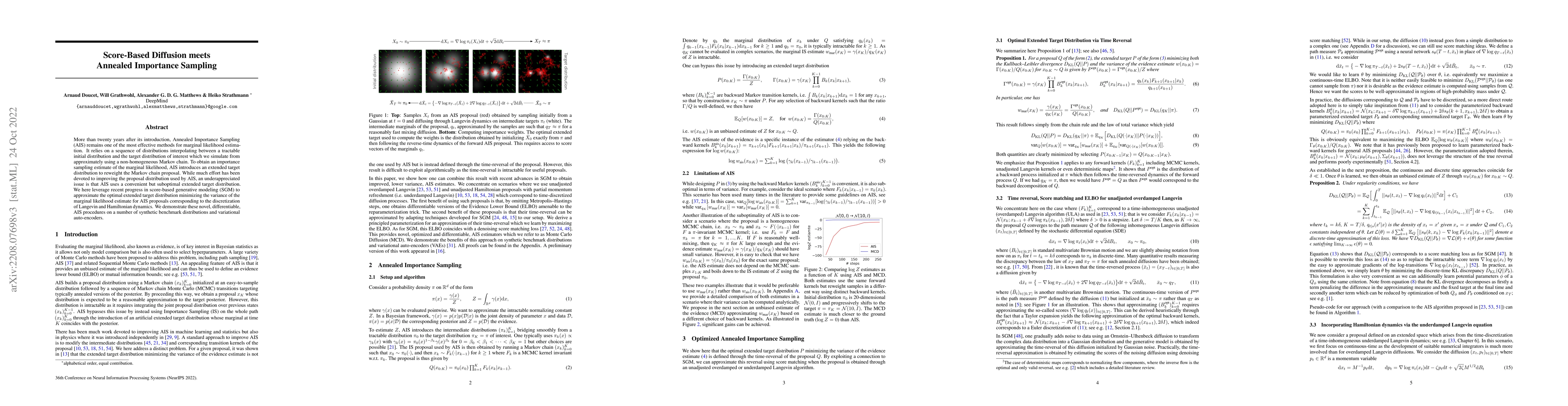 Thumbnail for Score-Based Diffusion meets Annealed Importance Sampling