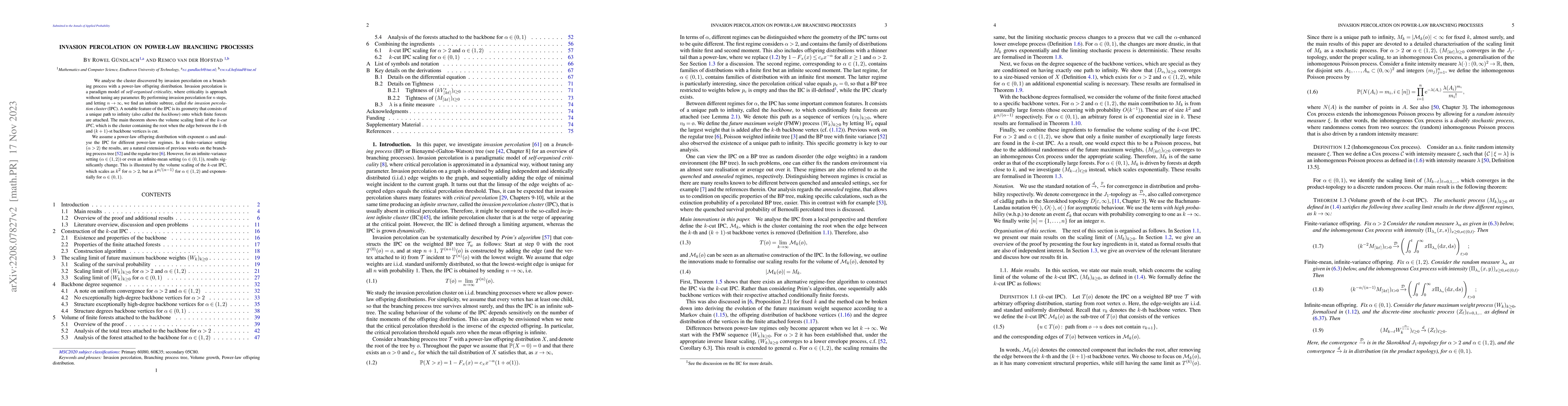 Thumbnail for Invasion Percolation on Power-Law Branching Processes