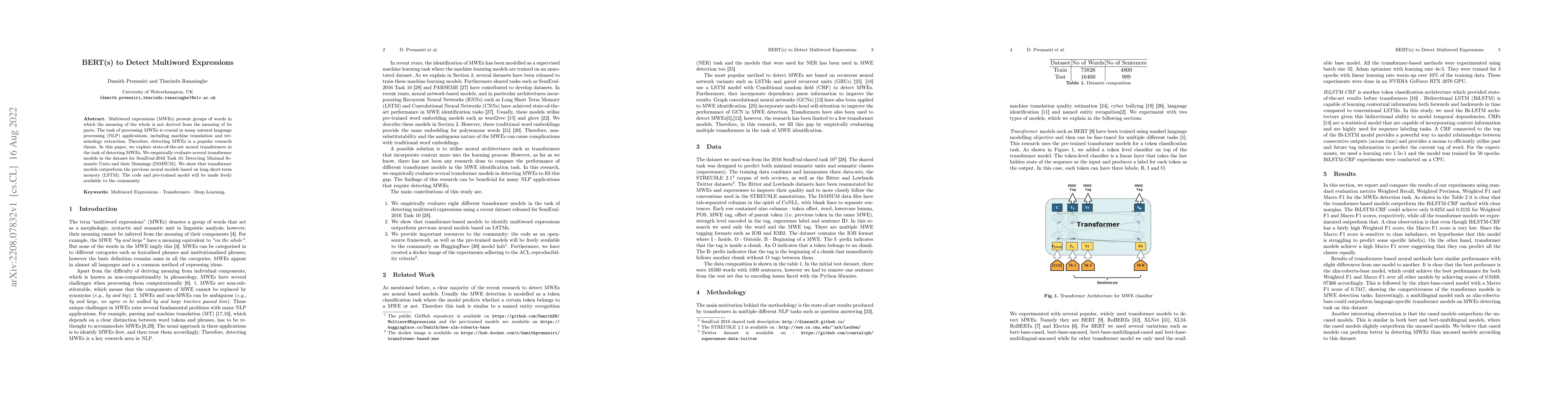 Thumbnail for BERT(s) to Detect Multiword Expressions