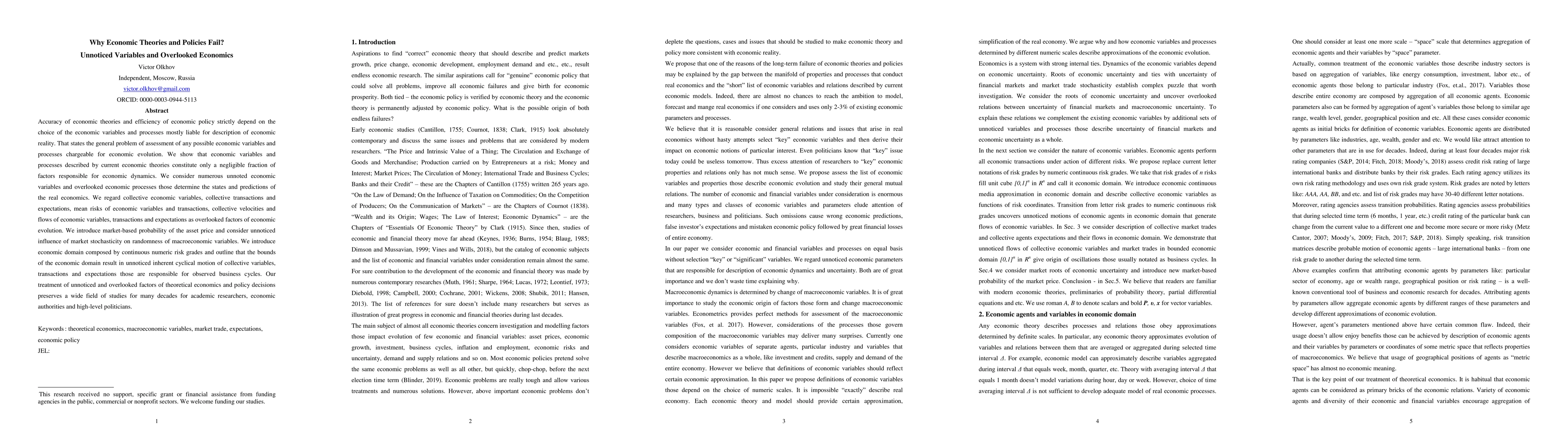 Thumbnail for Why Economic Theories and Policies Fail? Unnoticed Variables and
  Overlooked Economics
