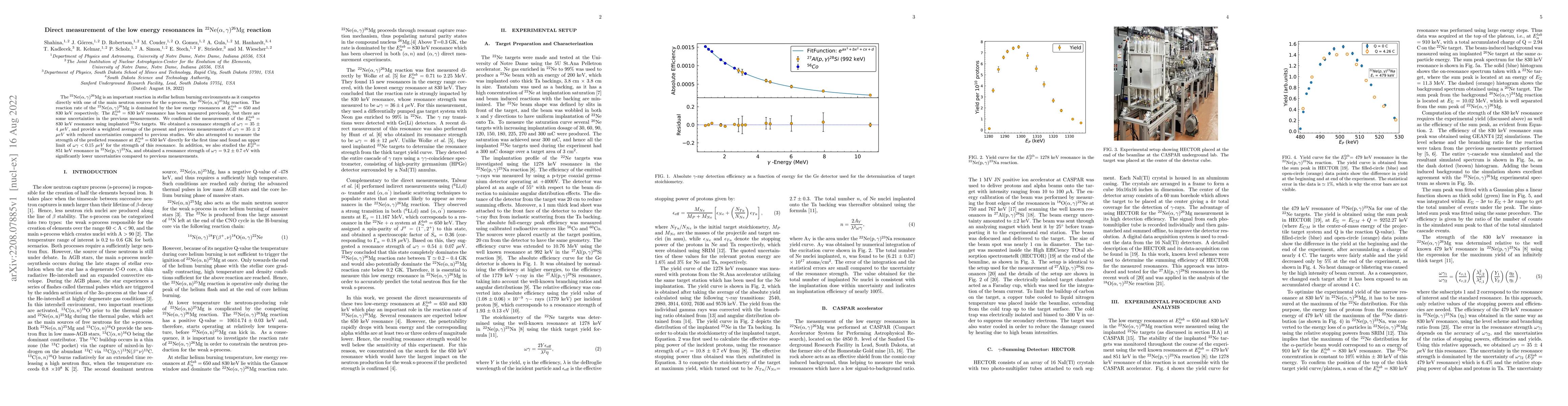 Thumbnail for Direct measurement of the low energy resonances in
  $^{22}\rm{Ne}(\alpha,\gamma)^{26}\rm{Mg}$ reaction
