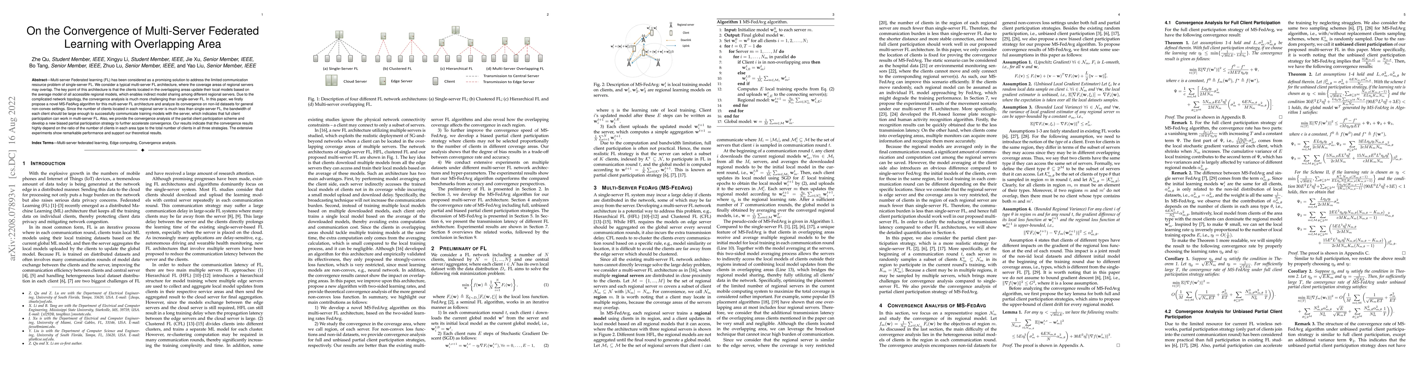 Thumbnail for On the Convergence of Multi-Server Federated Learning with Overlapping
  Area