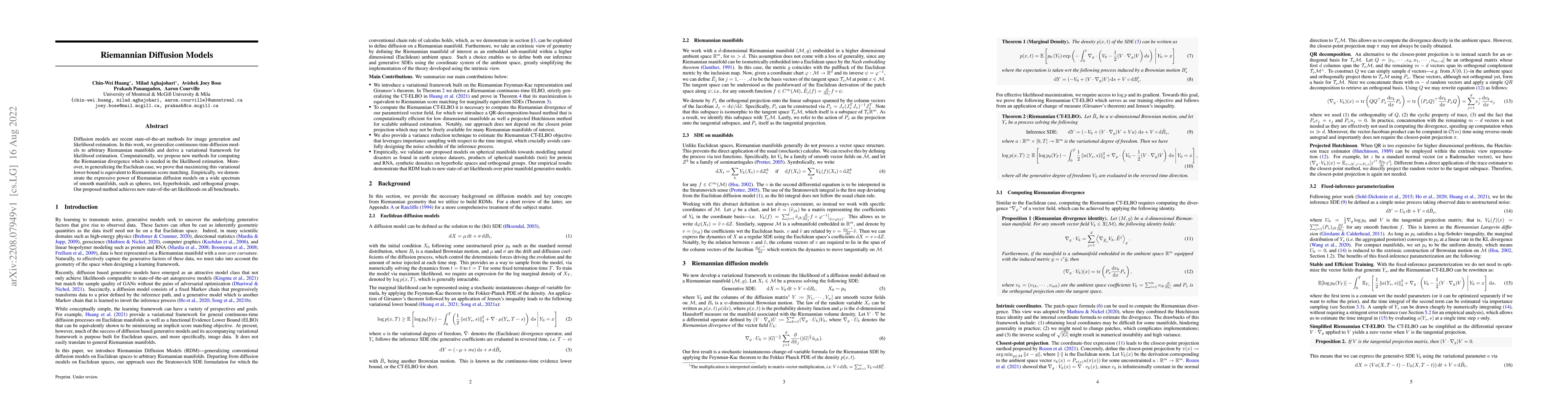 Thumbnail for Riemannian Diffusion Models