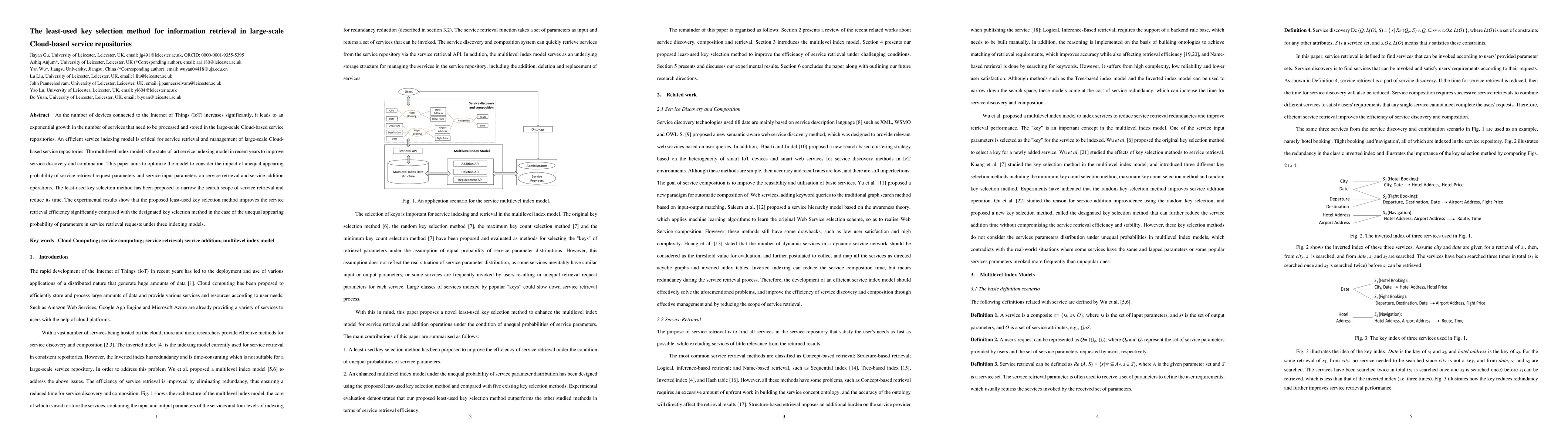Thumbnail for The least-used key selection method for information retrieval in
  large-scale Cloud-based service repositories