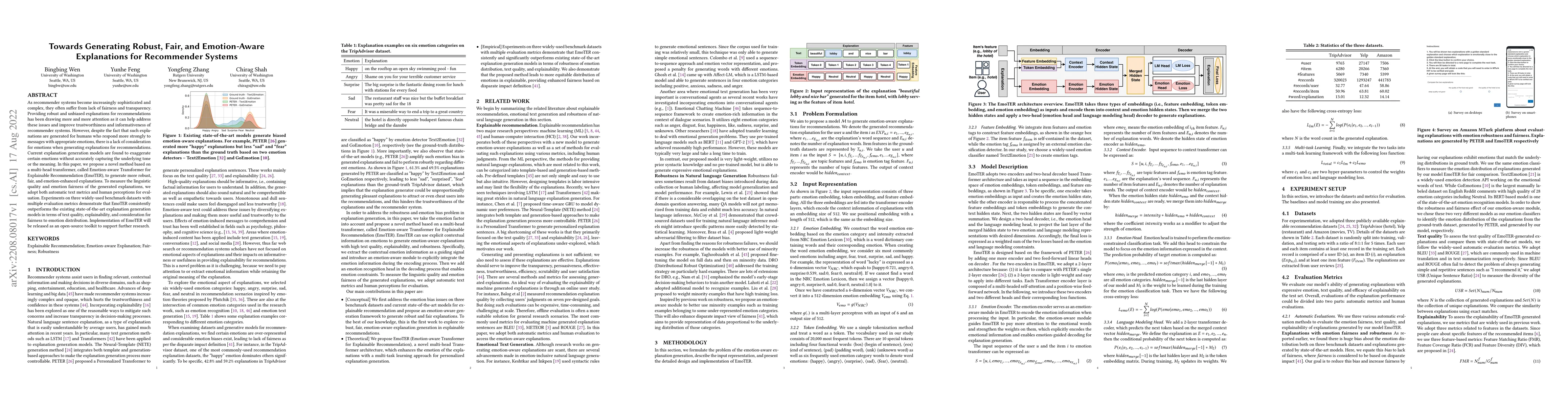 Thumbnail for Towards Generating Robust, Fair, and Emotion-Aware Explanations for
  Recommender Systems