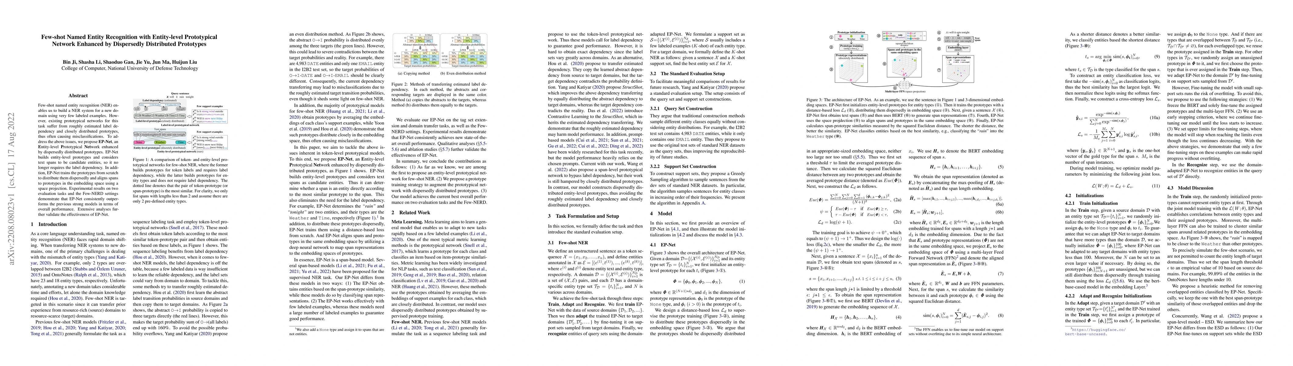 Thumbnail for Few-shot Named Entity Recognition with Entity-level Prototypical Network
  Enhanced by Dispersedly Distributed Prototypes