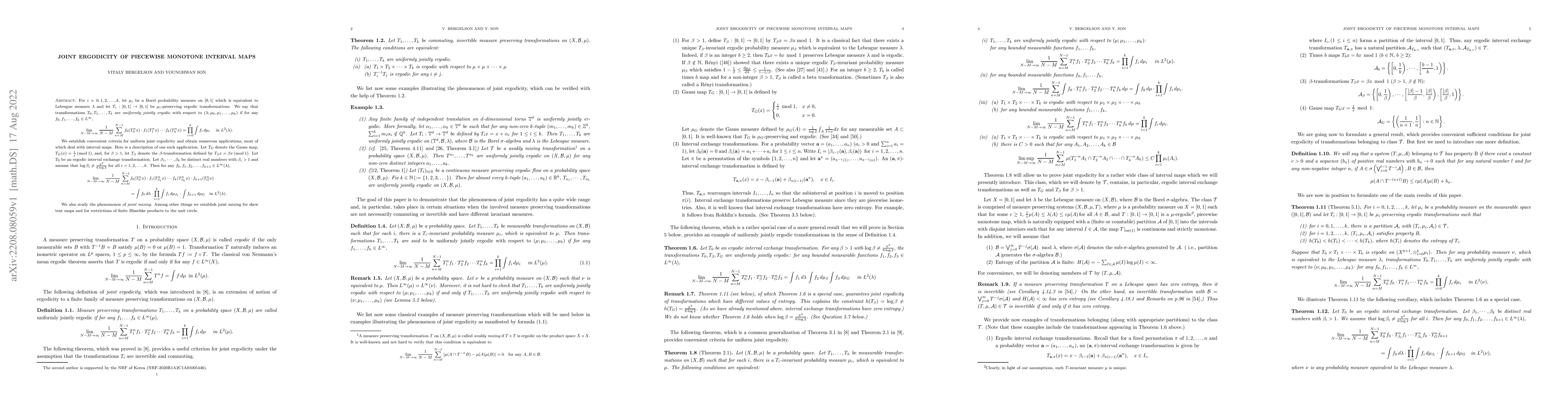 Thumbnail for Joint ergodicity of piecewise monotone interval maps
