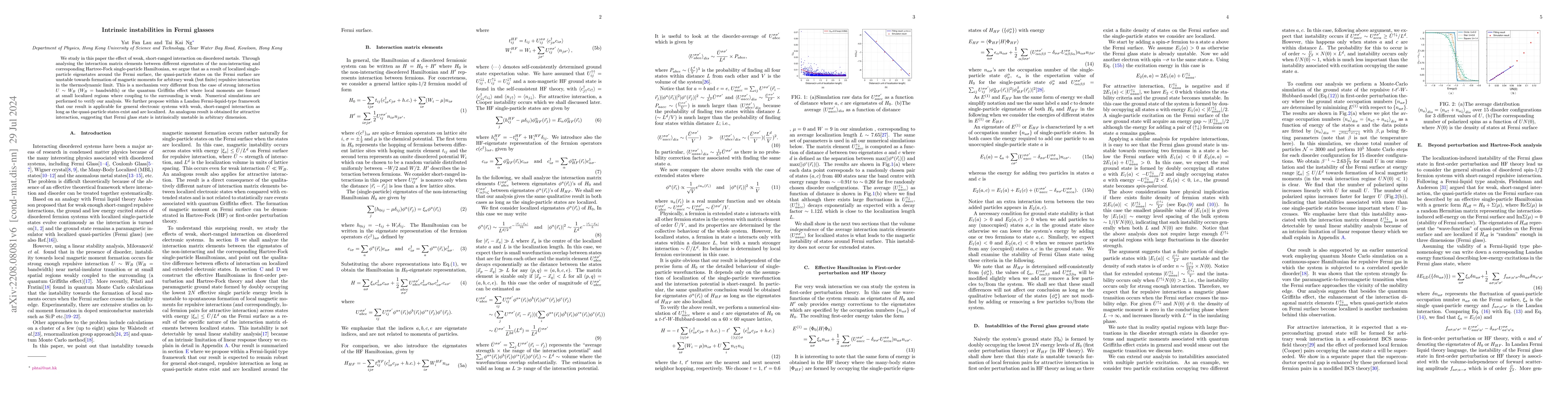 Thumbnail for Intrinsic Instabilities in Fermi Glasses