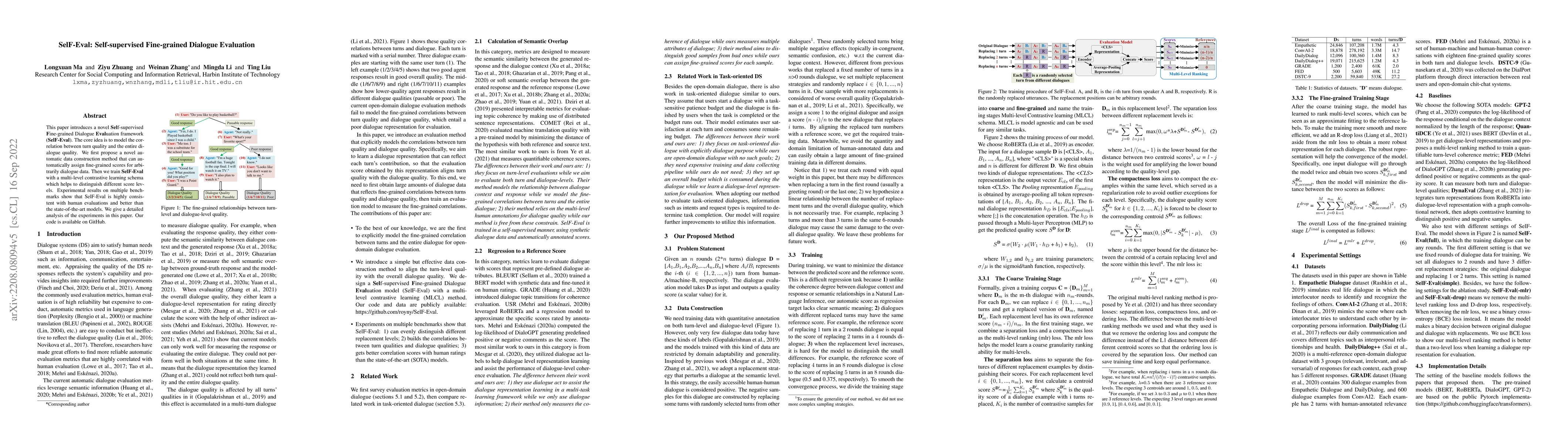 Thumbnail for SelF-Eval: Self-supervised Fine-grained Dialogue Evaluation