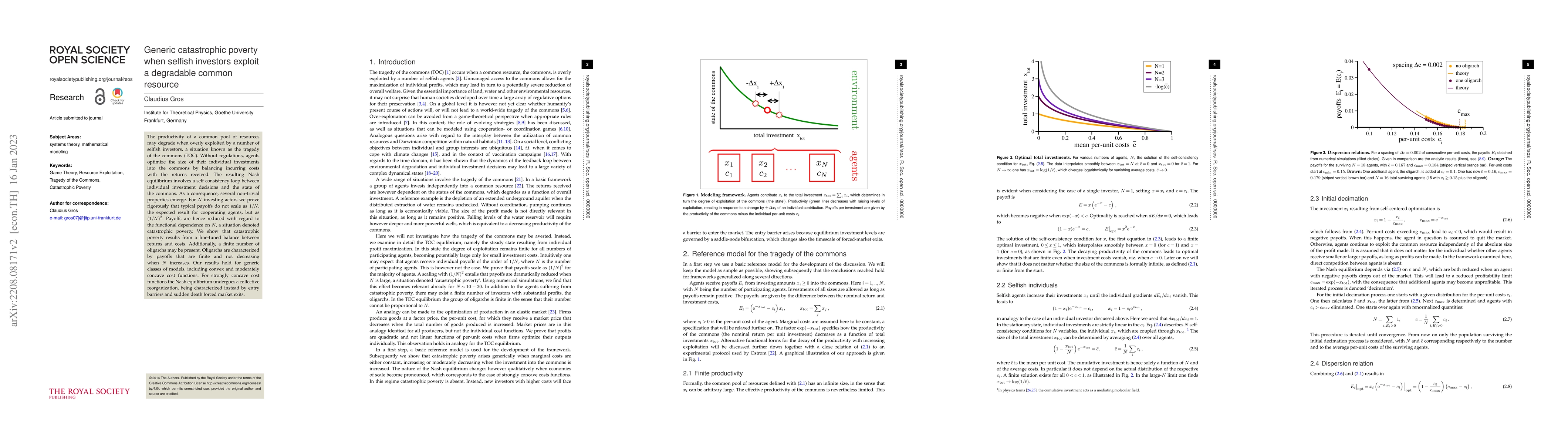 Thumbnail for Generic catastrophic poverty when selfish investors exploit a degradable
  common resource