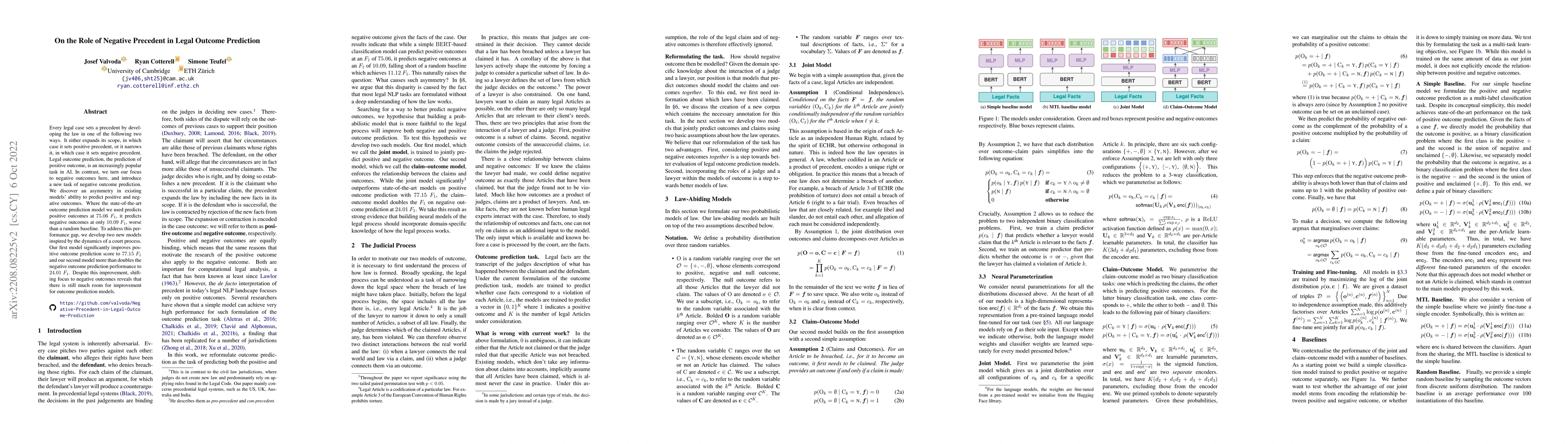 Thumbnail for On the Role of Negative Precedent in Legal Outcome Prediction