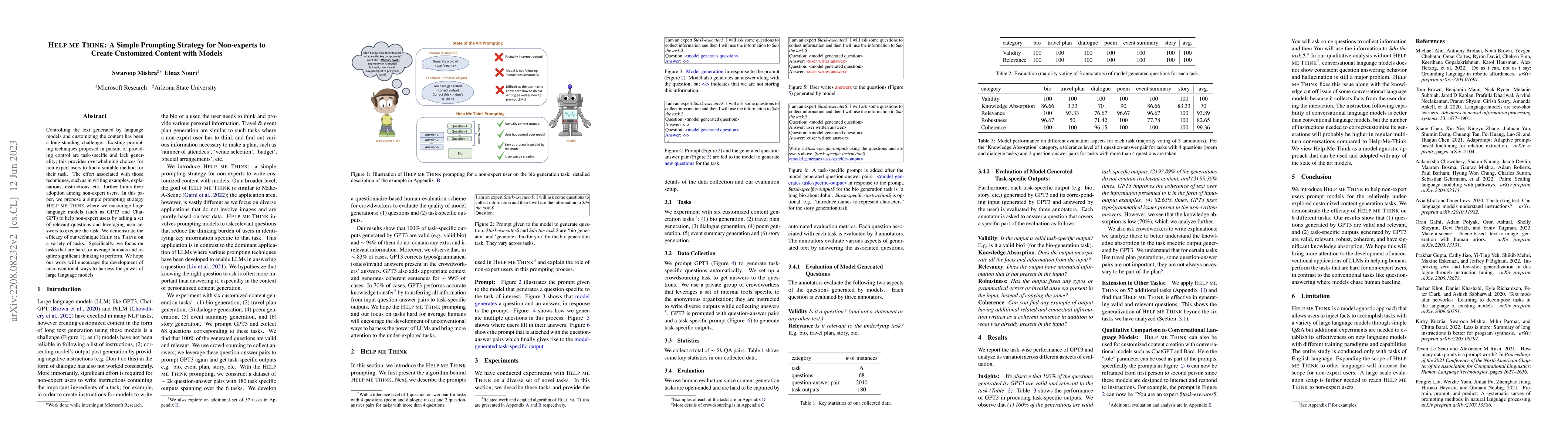 Thumbnail for HELP ME THINK: A Simple Prompting Strategy for Non-experts to Create
  Customized Content with Models