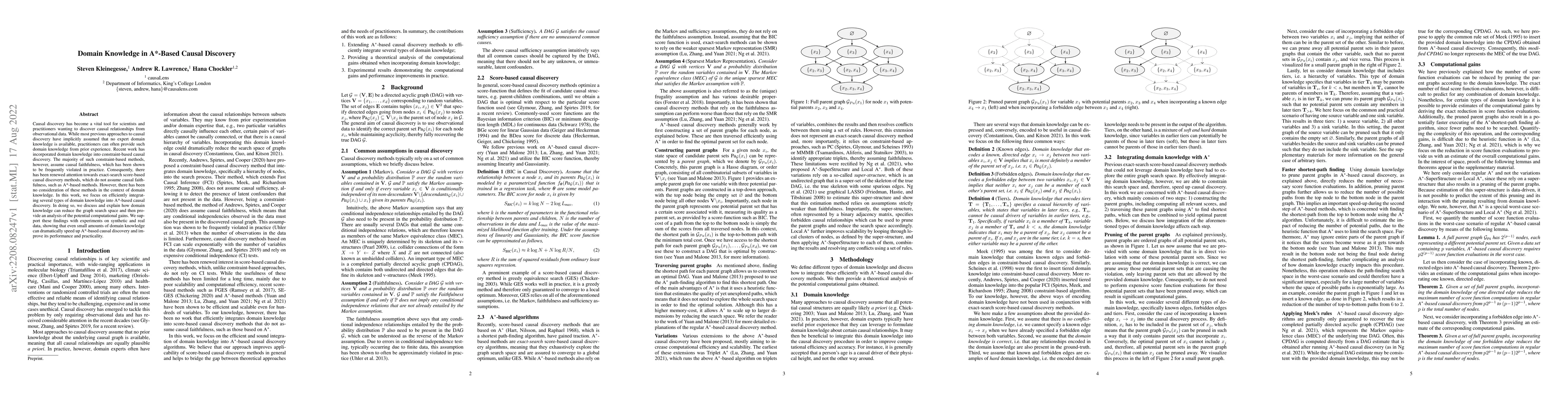 Thumbnail for Domain Knowledge in A*-Based Causal Discovery