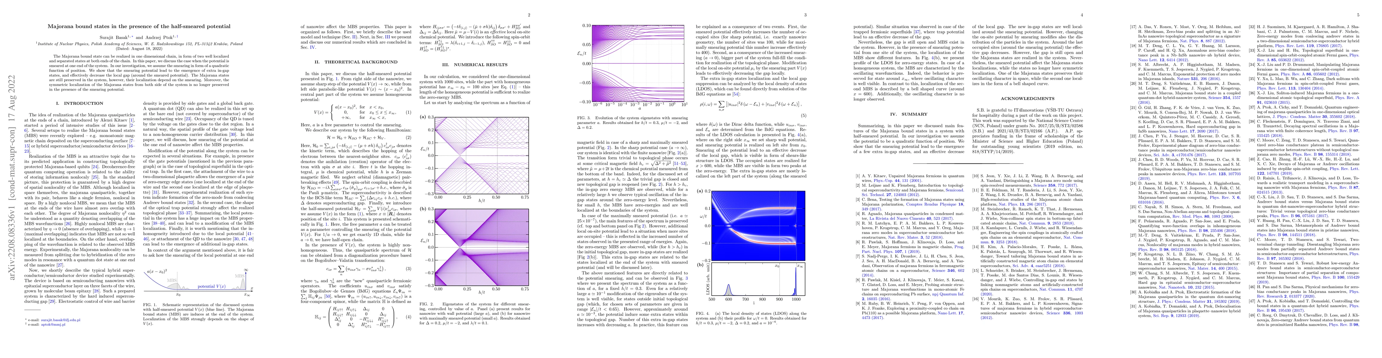 Thumbnail for Majorana bound states in the presence of the half-smeared potential