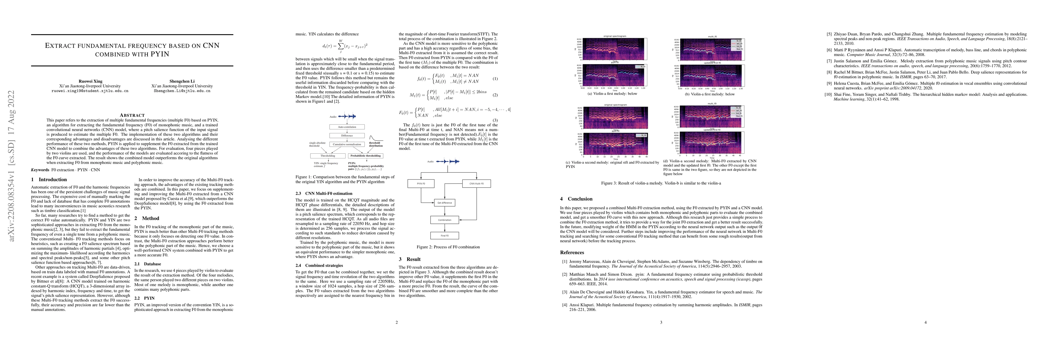 Thumbnail for Extract fundamental frequency based on CNN combined with PYIN