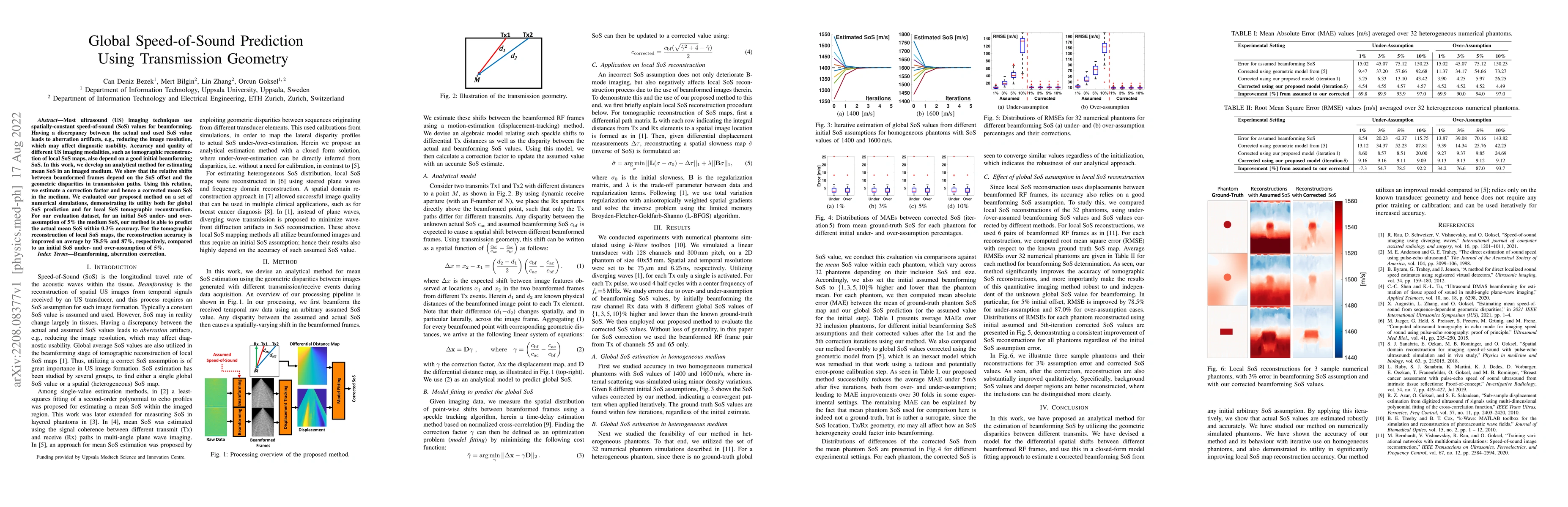 Thumbnail for Global Speed-of-Sound Prediction Using Transmission Geometry