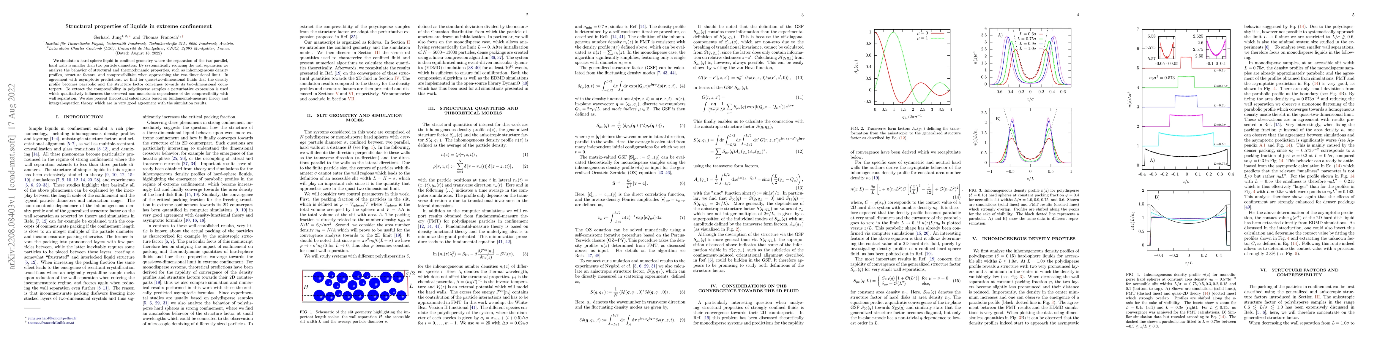 Thumbnail for Structural properties of liquids in extreme confinement
