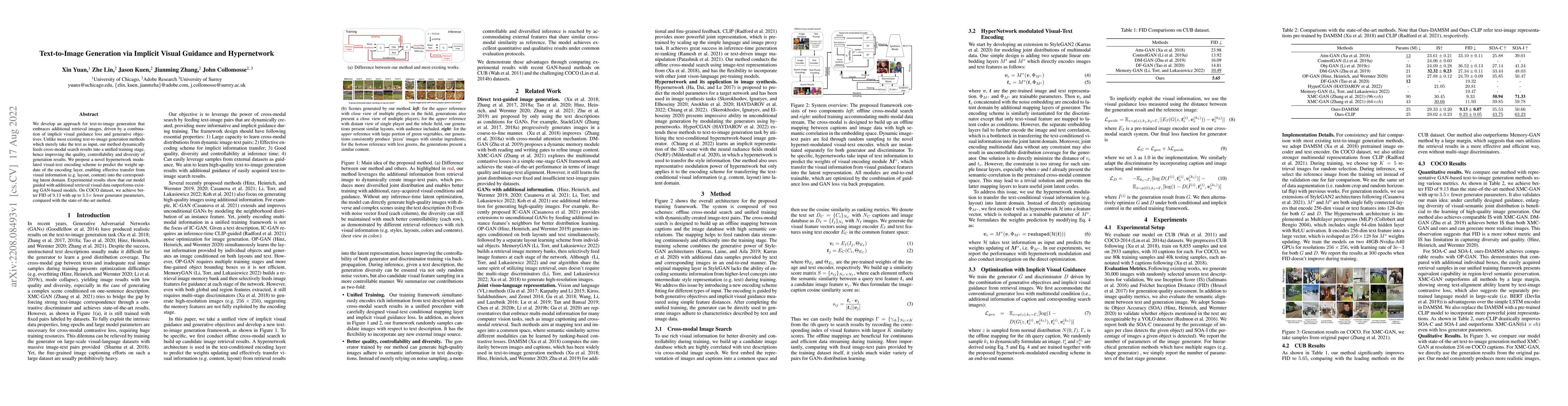 Thumbnail for Text-to-Image Generation via Implicit Visual Guidance and Hypernetwork