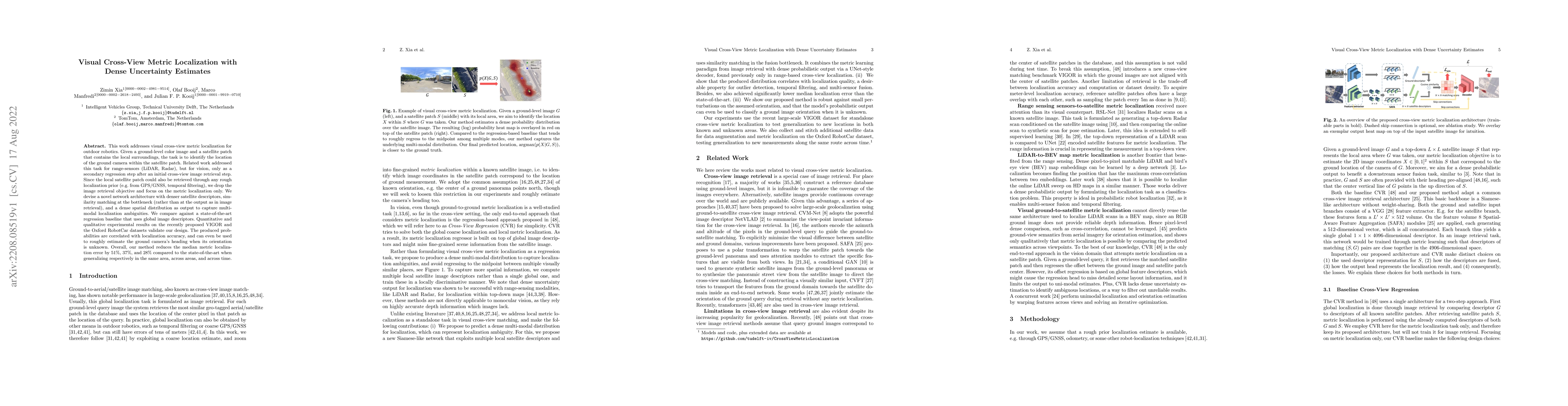 Thumbnail for Visual Cross-View Metric Localization with Dense Uncertainty Estimates