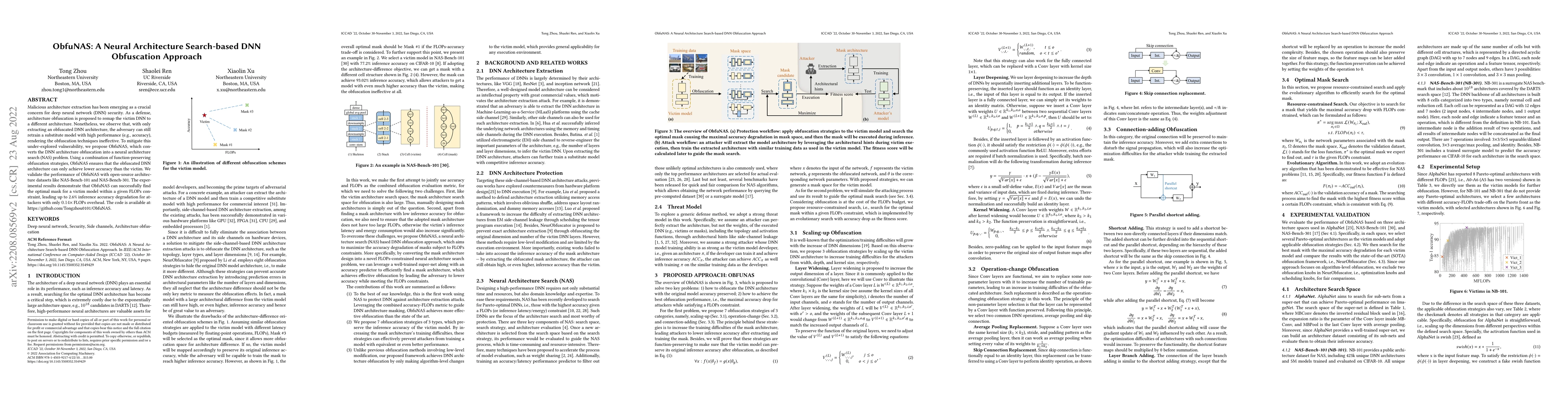 Thumbnail for ObfuNAS: A Neural Architecture Search-based DNN Obfuscation Approach