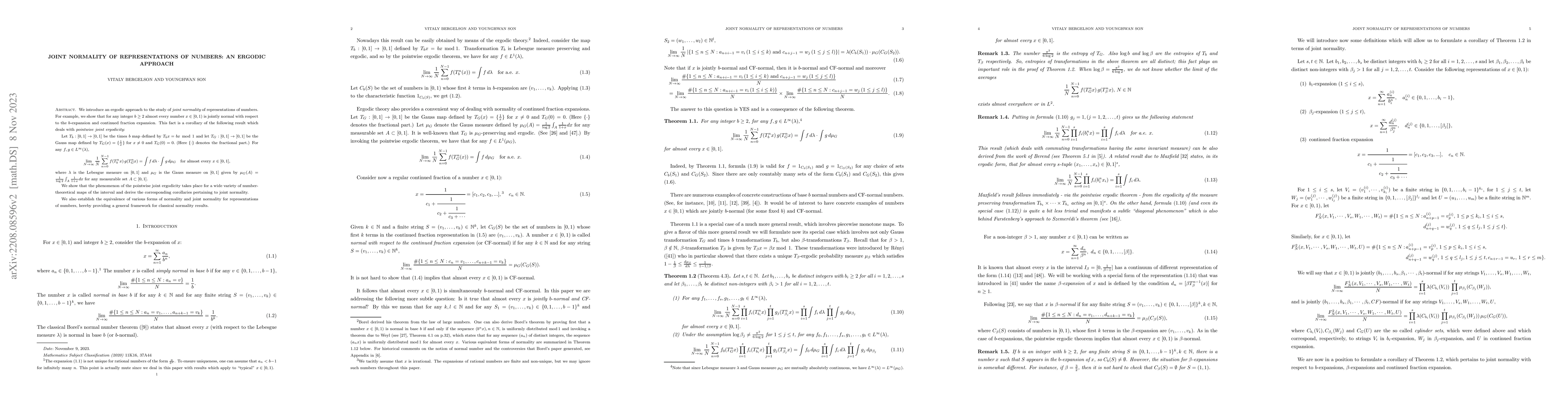 Thumbnail for Joint normality of representations of numbers: an ergodic approach